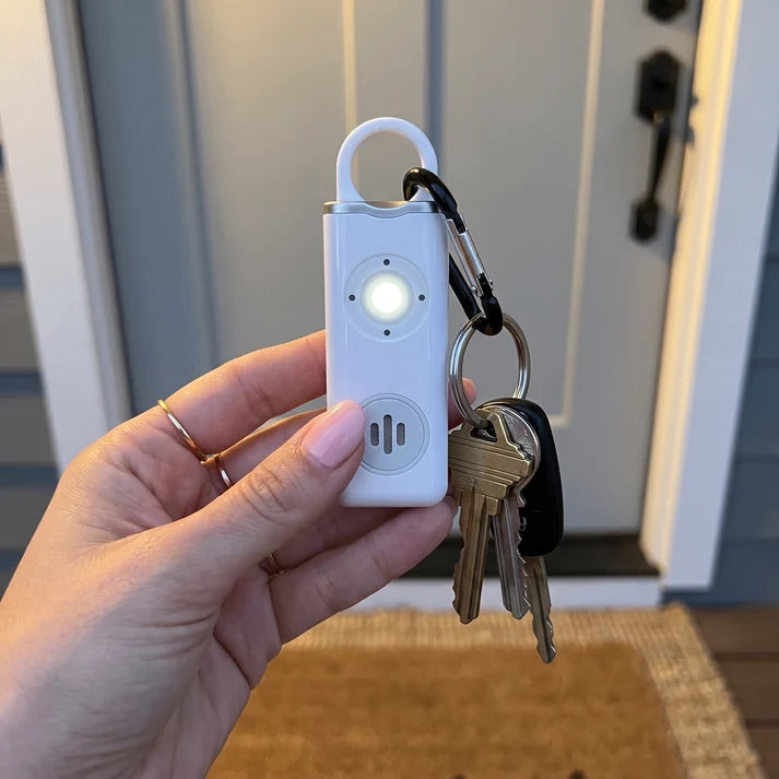 ScreamKey on a keyring at the front door